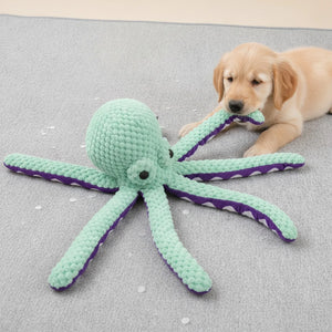 Peluche Pieuvre Jouet Résistant pour Chien