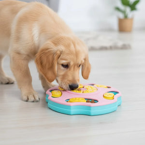 Puzzle Nourriture Interactif Rose pour Chien