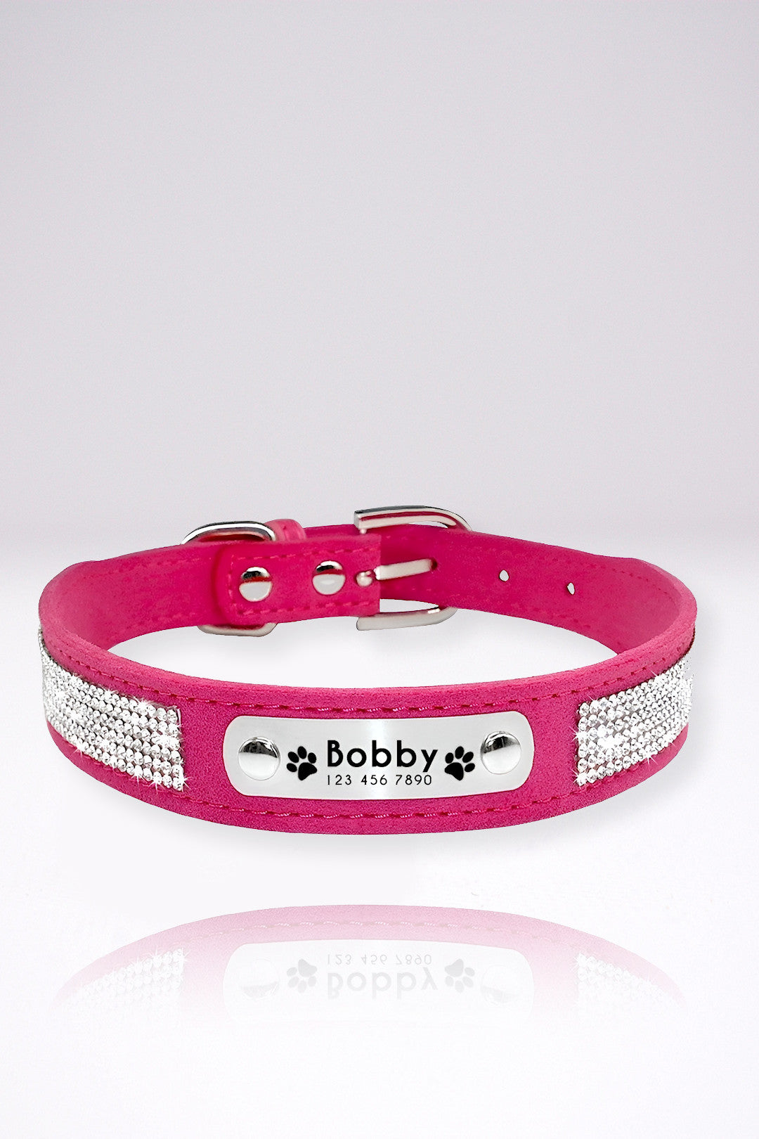 Collier Chien Personnalisé Fanny Rose Tagada en Cuir