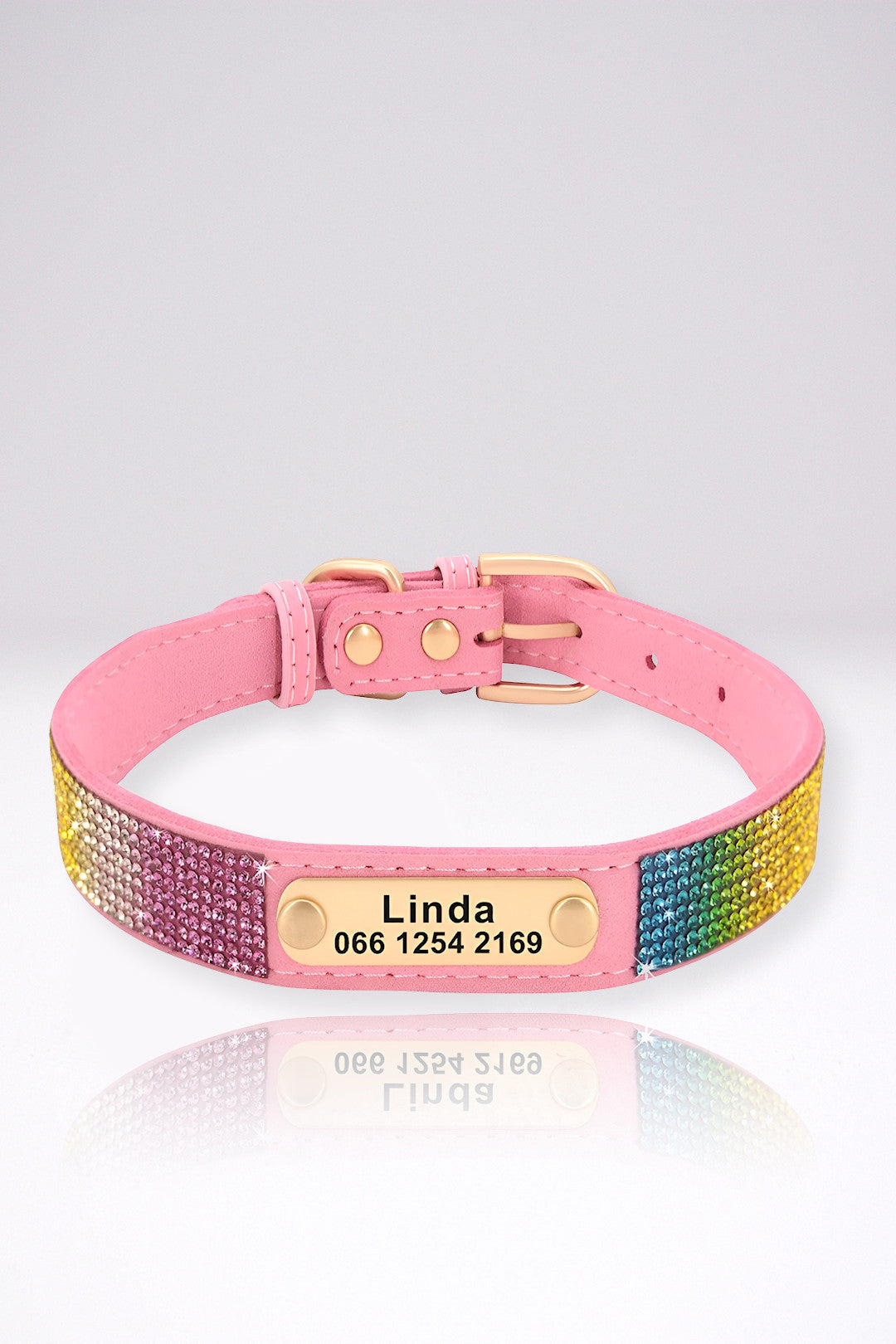 Collier Chien Personnalisé Fanny Rose en Cuir