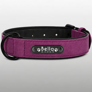 Collier Personnalisé Violet prune Collitoutou