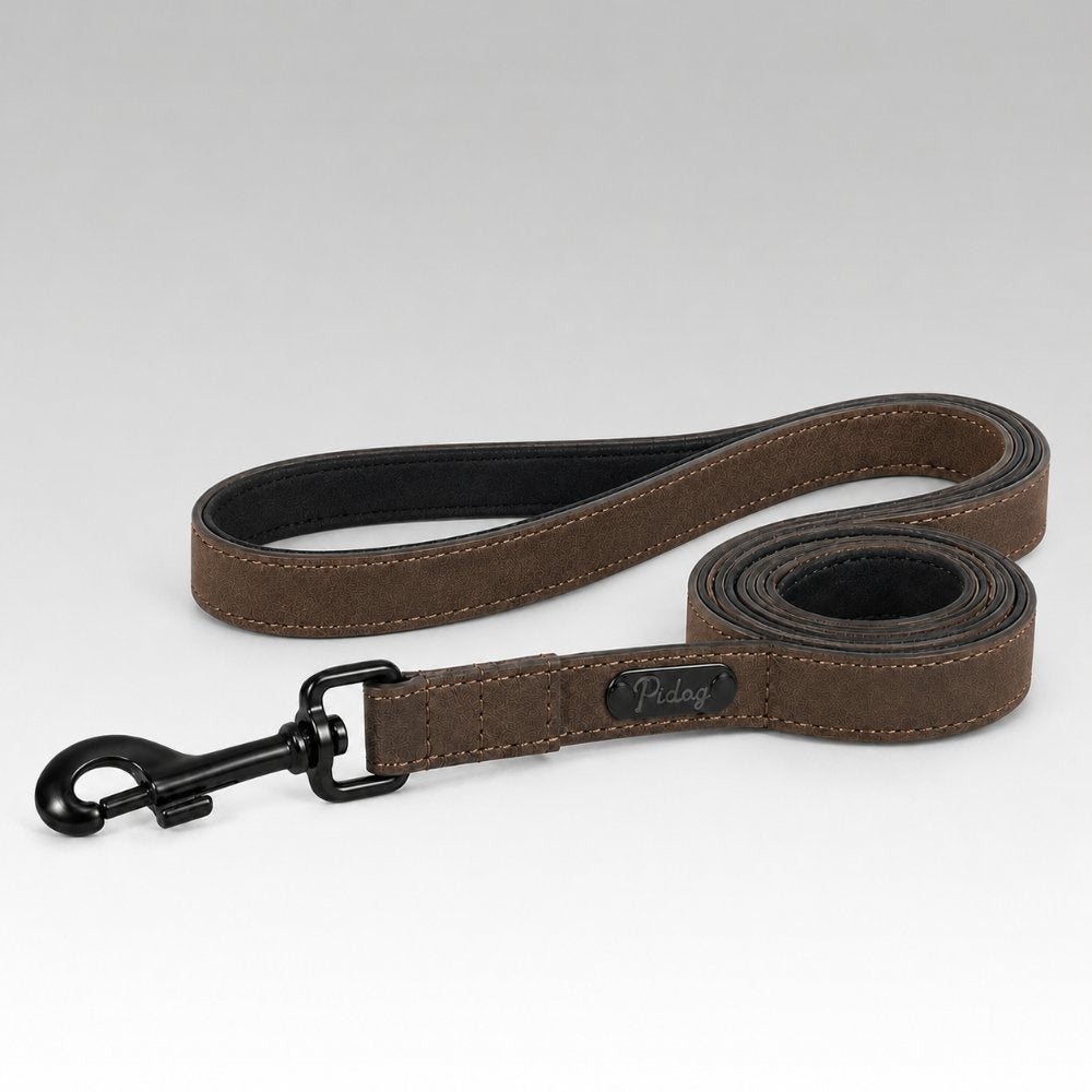 Laisse pour Chien Marron Taupe Collitoutou