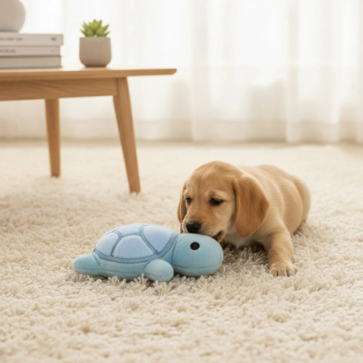 Peluche Tortue Sonore pour Chien